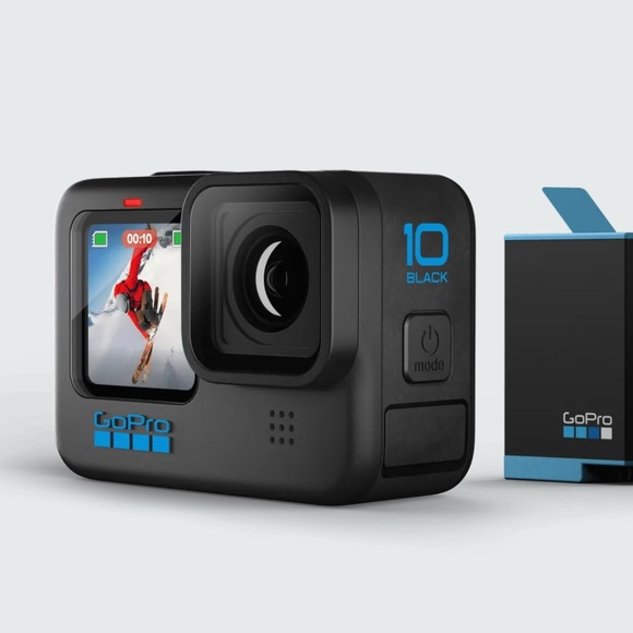 GoPro Hero10 Black w/ Accessories - Picture 1 of 7